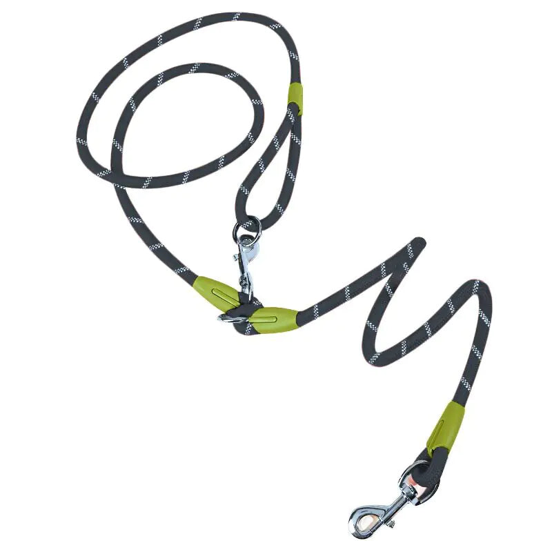 TRACTION ROPE REFLECTIVE NYLON DOG LEASH