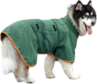 COZY PET BATHROBE WRAP