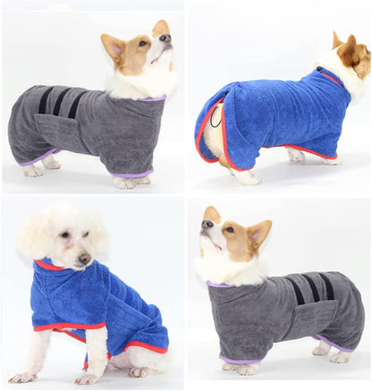 COZY PET BATHROBE WRAP