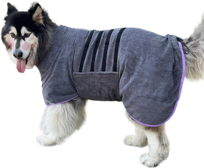 COZY PET BATHROBE WRAP