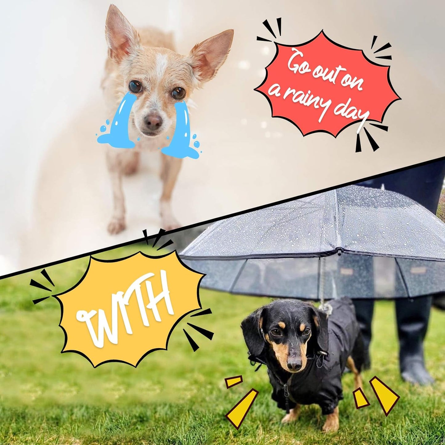 RAINPROOF DOG STROLL UMBRELLA