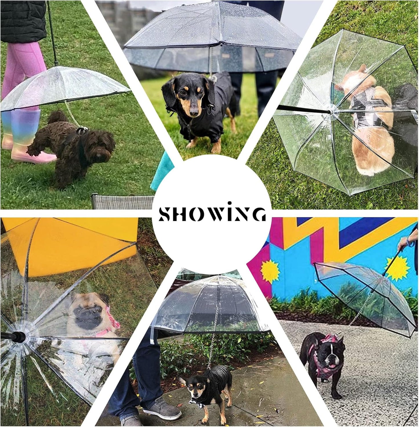 RAINPROOF DOG STROLL UMBRELLA