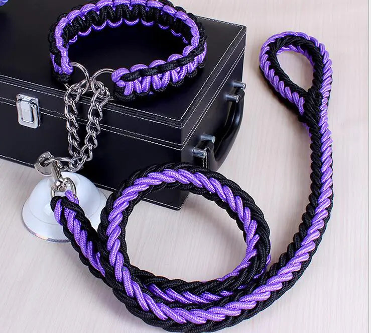 DURABLE LEASH SET FOR LARGE DOGS