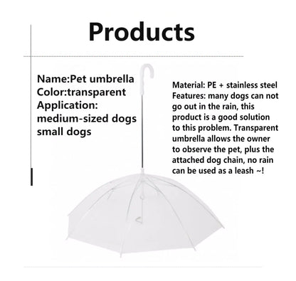 RAINPROOF DOG STROLL UMBRELLA