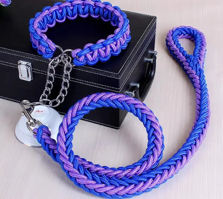 DURABLE LEASH SET FOR LARGE DOGS